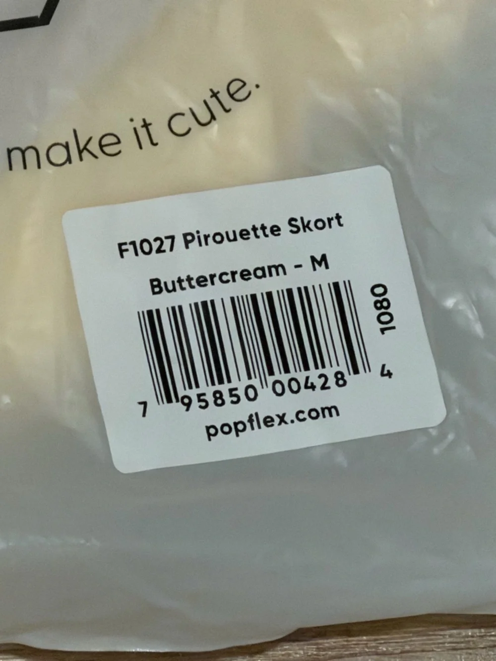 POPFLEX Pirouette Skirt in Buttercream Yellow - Picture 4 of 4